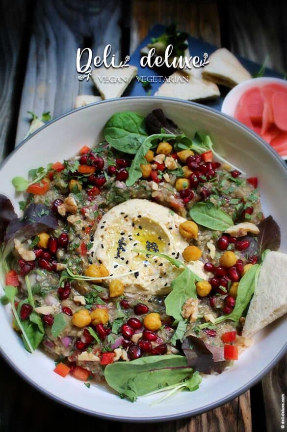 Baba Ganoush - der orientalischer Aubergienen-Salat