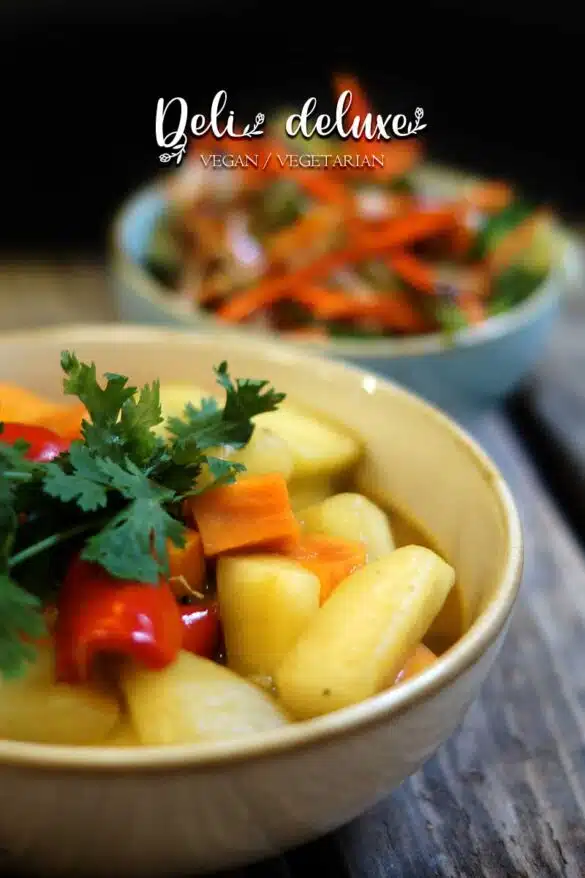 vegan ayurvedisches Schmorgurken-Curry