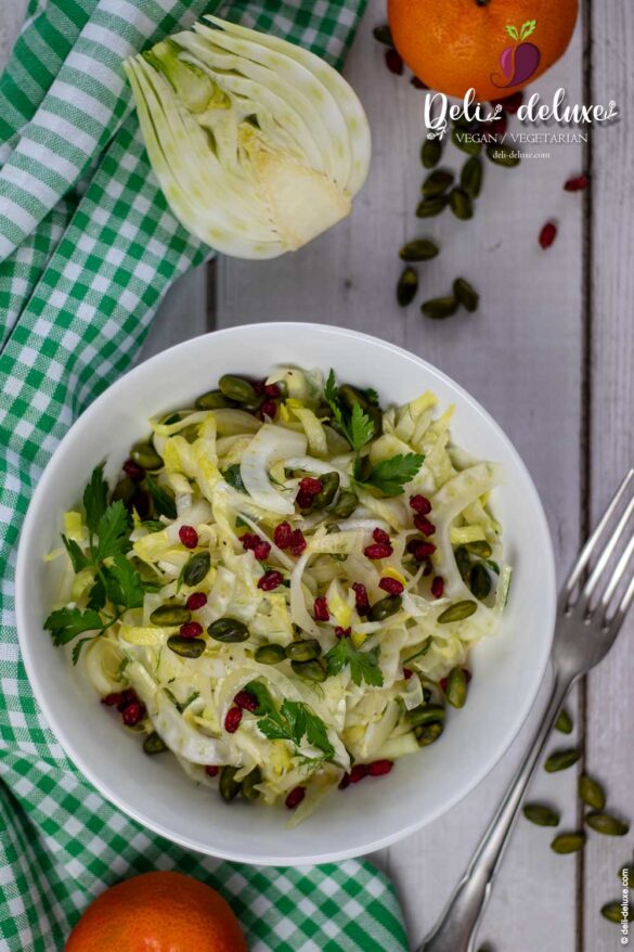 einfacher Fenchel-Chicorée-Salat