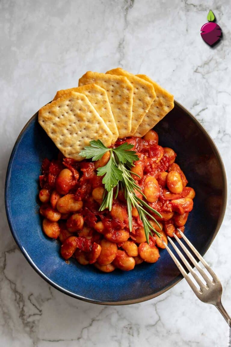 einfaches Rezept für gebackene Bohnen