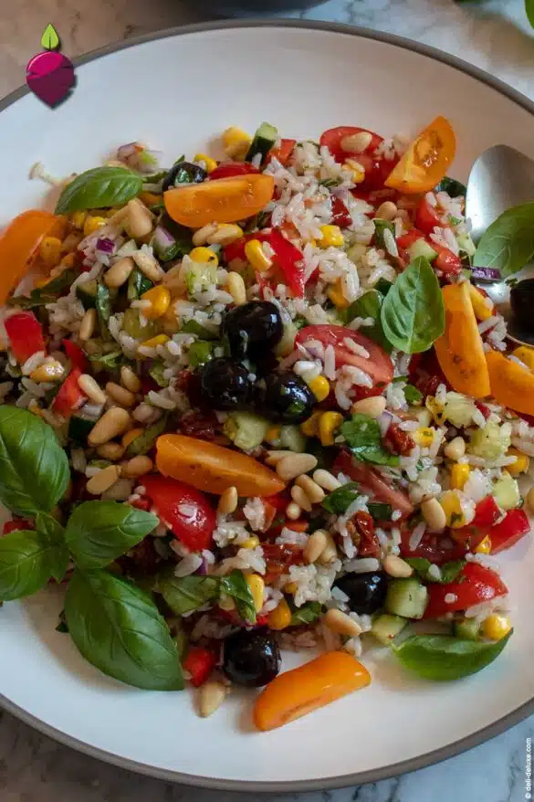 Mediterraner Reissalat: Sommergenuss auf Italienisch