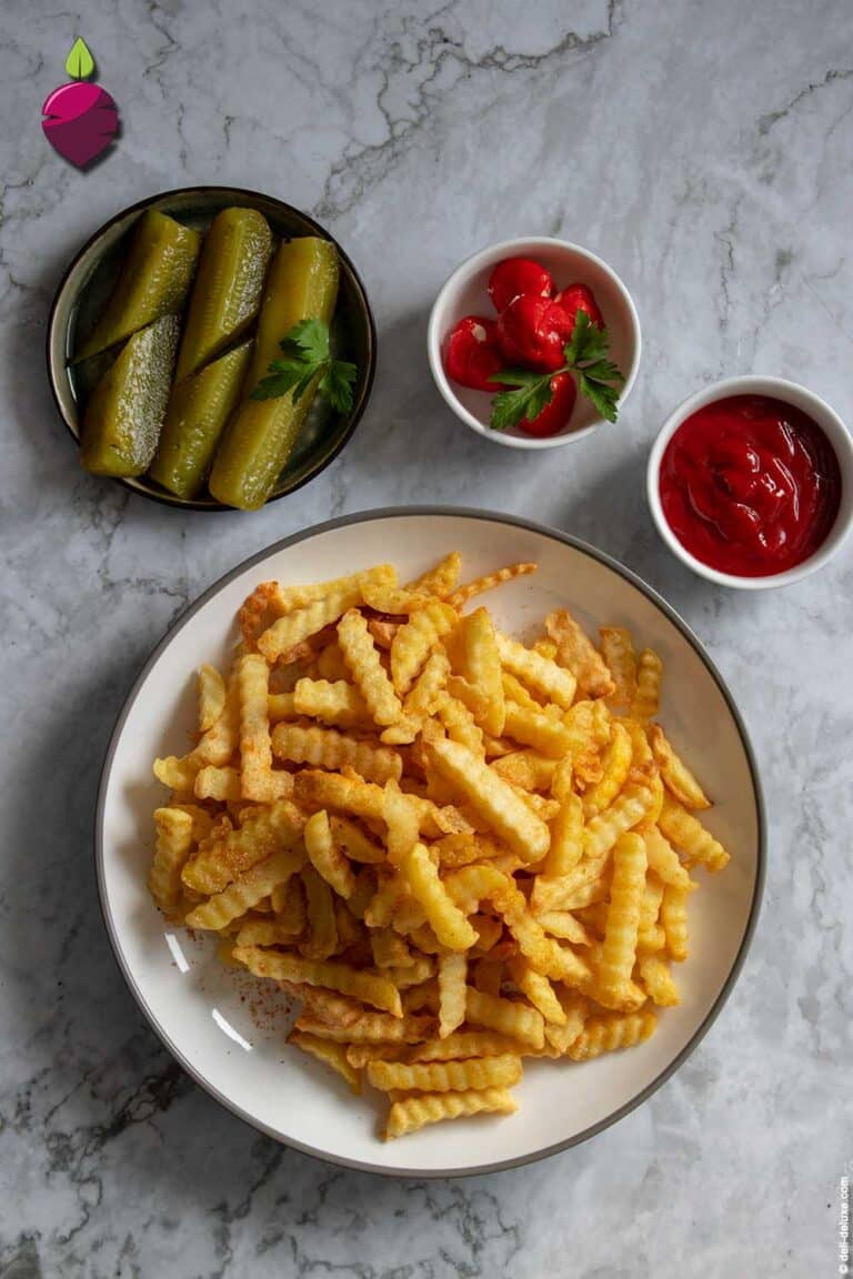 Pommes Frites aus dem Backofen